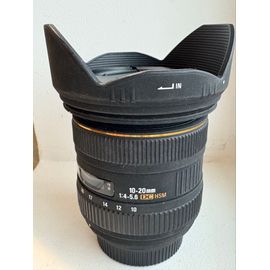 Objectif Sigma 10-20 f/1:4-5.6 monture Nikon dx 