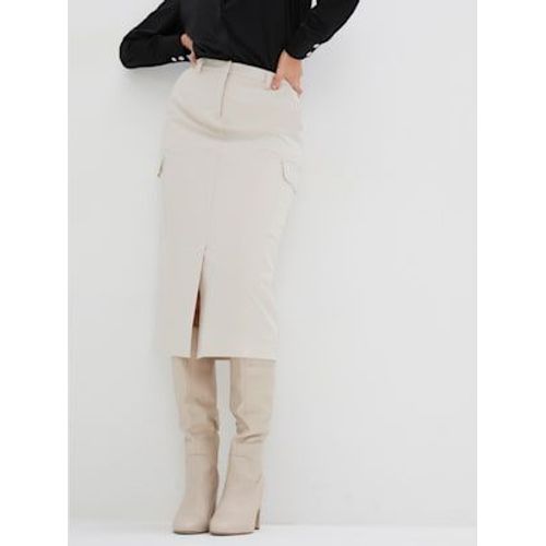 Jupe Cargo Polyester Recyclé - - Couleur Ivoire