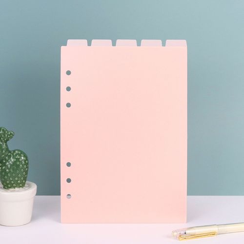 Index Paper Sync Der,Transparent,A5,Horizon,6 Trous,Licence Binder,Notebook,Staacquering,Paper Sync,Accessoires - Type A5 5pcs #F