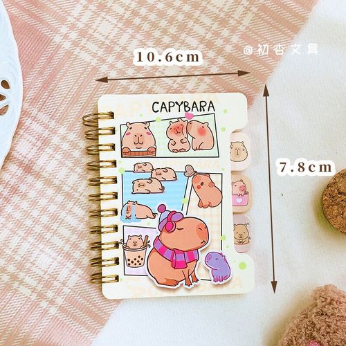 Kawaii Paper Scratch Paper Memo Sub Notepad,School Supplies,Journal,Aesthetic Notebook,Office Accessrespiration - Type B