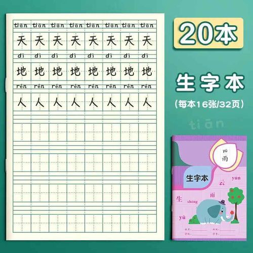 Cahier D'exercices Mathématiques Chinois Et Anglais,20 Caractères De Nettoyage Pinyin Honda,Pour Pratiquer Le Vocabulaire,Avec Grille,Vebros Livros Zeszyt Art - Type Vocabulary