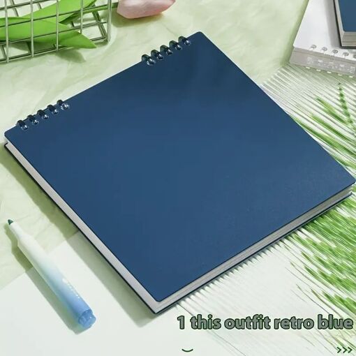 Bloc-notes à rabat avec grille B5,journal intime,carnet de cuir chevelu ...