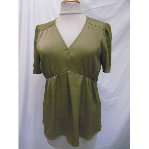 Monoprix Tunique Vert Olive T 38