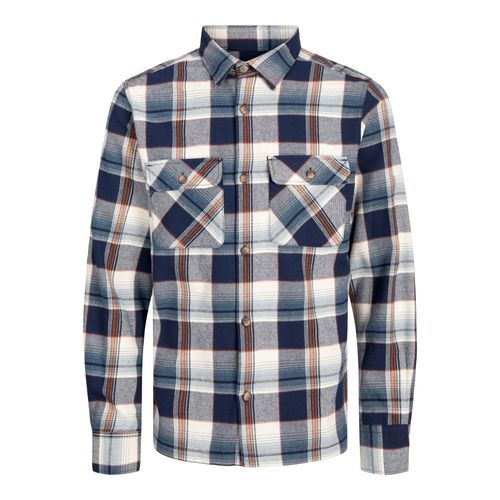 Jack & Jones Darren Flannel Overshirt Bleu