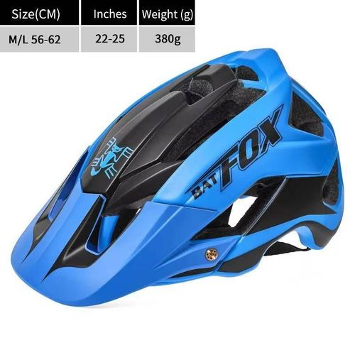 Batfox-Casque De Vélo Pour Homme,Casque De Vélo,Casque De Vélo De Montagne,Casque De Vélo Vtt,Casquettes De Vélo - Type Blue-56-62cm