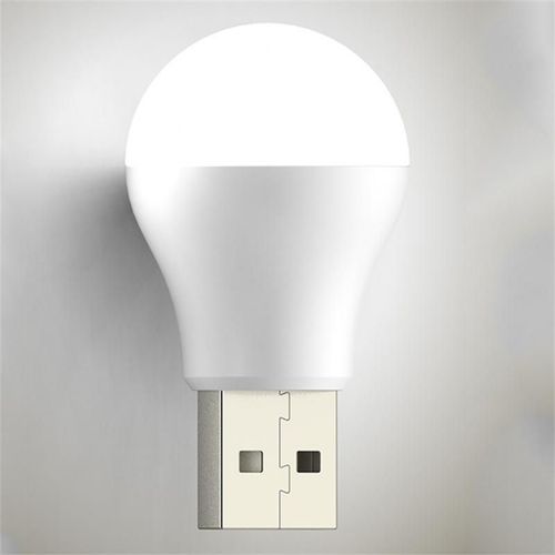 Ampoule Led Portable À Économie D'énergie,Lampe De Secours,Lampe De Lecture Intérieure,Lampe De Camping Extérieure,Usb,3w,5v - Type 02 White