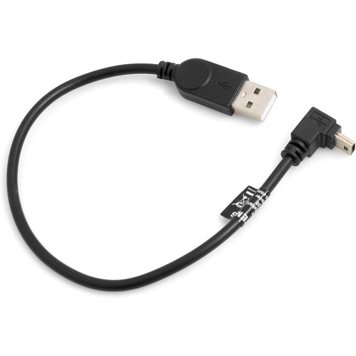 Câble Mini Usb Angle 90 ° Vers Le Haut Angle Câble De Données Câble De Charge Adaptateur 27 Cm