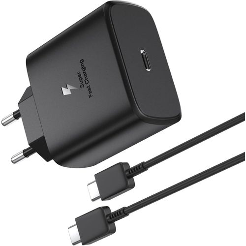 45w Chargeur Usb C Super Charge Rapide Pour Samsung Galaxy S24 Ultra/S24+/S23 Ultra/S23+/S22/A54,Z Fold/Flip 5,Tab S9 Ultra/S9, Plus/S9 Fe/S8/S8 Ultra/S8 Plus/S7 Fe/S7 Plus, Chargeur Type C Pr Noir