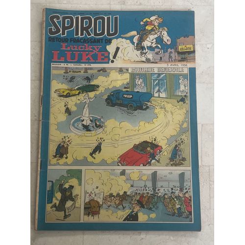 Spirou Hebdo N°938 - 19e Année - 1956 - Retour Fracassant De Lucky Luke ! - 