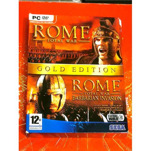 Jeu Pc Rome Total War Gold Edition Rome Total War Barbarian Invasion/ 50/M3
