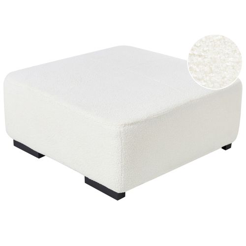Ottoman Lungo Bouclé Blanc