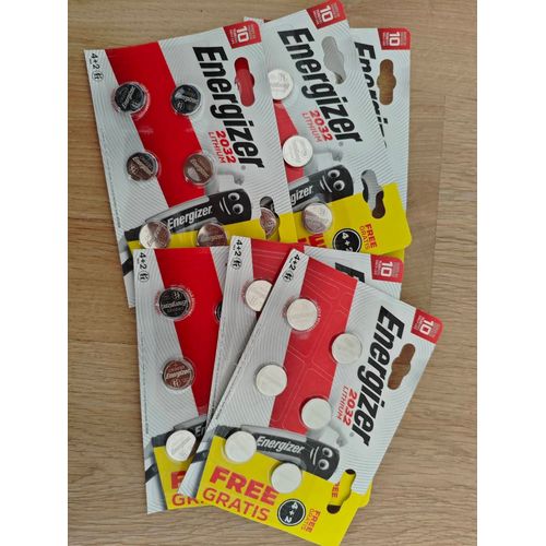 Piles Energizer 2032 lithium . 6 x 6 paquets