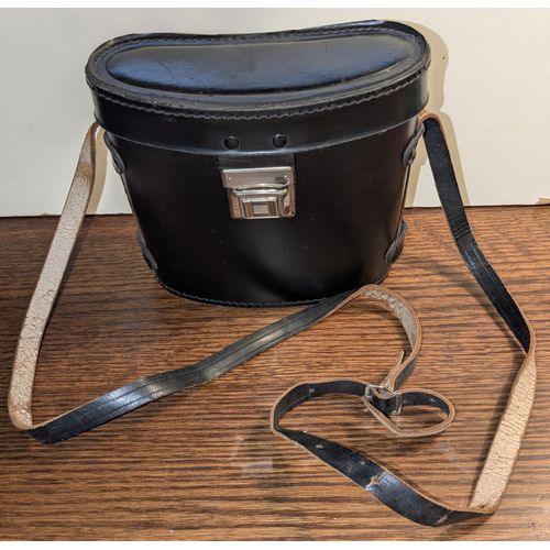 Etui à jumelles vintage noir