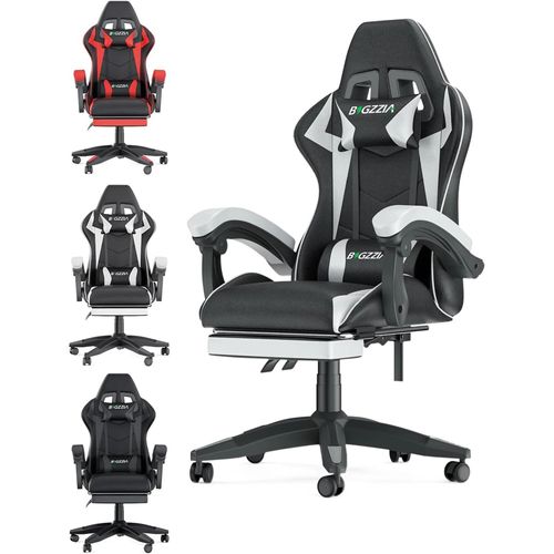 Chaise Gamer Ergonomique Avec Repose-Pieds