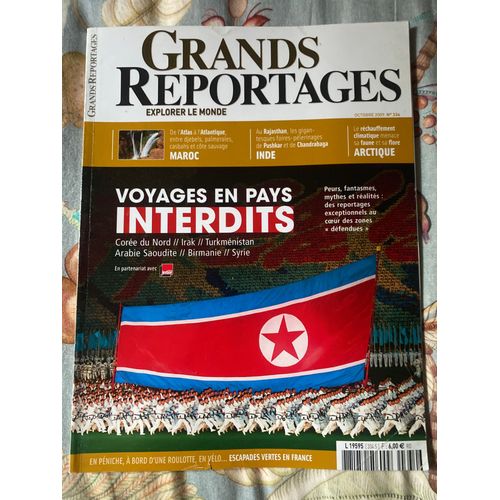Grands Reportages - Octobre 2009