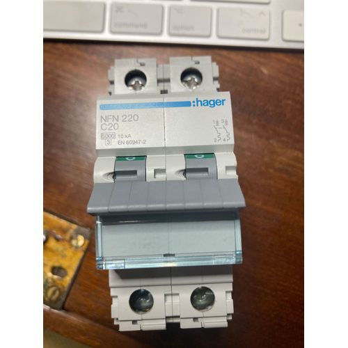 Disjoncteur Hager 20A NFN220 C20