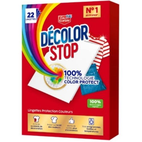Lingettes Décolorations Protection Couleur DECOLOR STOP x22