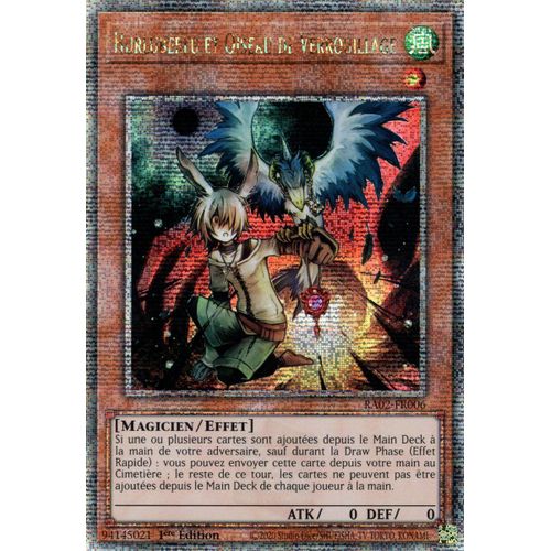 Yu Gi Oh Ra02 Fr006 A Hurluberlu Et Oiseau De Verrouillage Platinum Rare