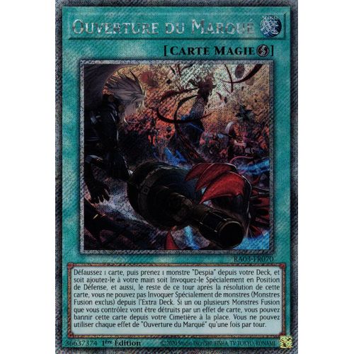 Yu Gi Oh Ra03 Fr070 Ouverture Du Marque Platinum Rare