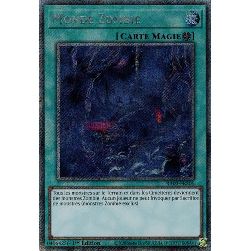 Yu Gi Oh Ra03 Fr205 Monde Zombie Platinum Rare