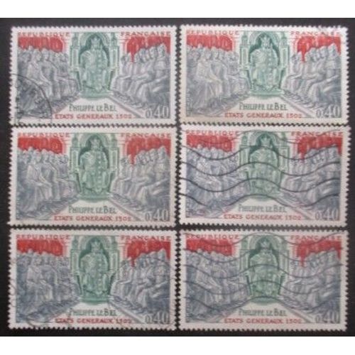 France N°1577 X 6 Oblitéré