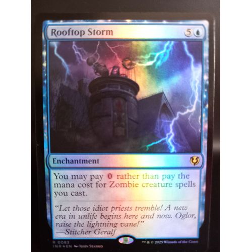 Orage Sur Le Toit Innistrad Remastere, Foil, Carte Magic