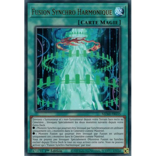 Yu Gi Oh Mzmi Fr035 Fusion Synchro Harmonique Ultra Rare