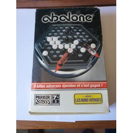 Jeu Abalone Avec Billes Noires Et Blanches