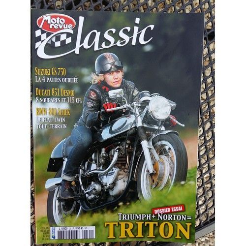 Moto Revue Classic 35 De 2007 Triton,Suzuki Gs750,Abf 50 Gp,Ducati 851 Desmo,Indian,Bmw Gs800,Norton Manx