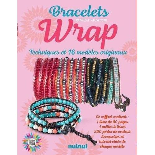 Bracelets Wrap, Techniques Et 16 Modèles Originaux - Avec 1 Livre De 80 Pages, 1 Métier À Tisser, 200 Perles De Couleur