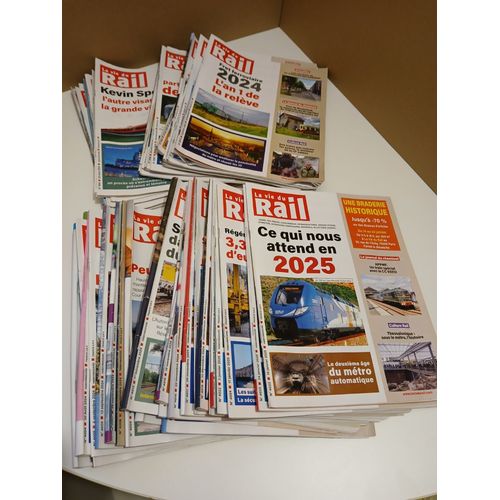 La Vie Du Rail 2024 Complet Et Janvier 2025 - 56 Numéros.
