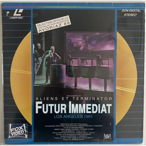 Laserdisc Futur Immédiat - Los Angeles 1991 - 1988 Vf