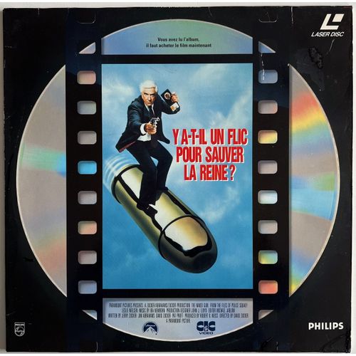 Laserdisc Y A-T-Il Un Flic Pour Sauver La Reine ? 1988 Vf