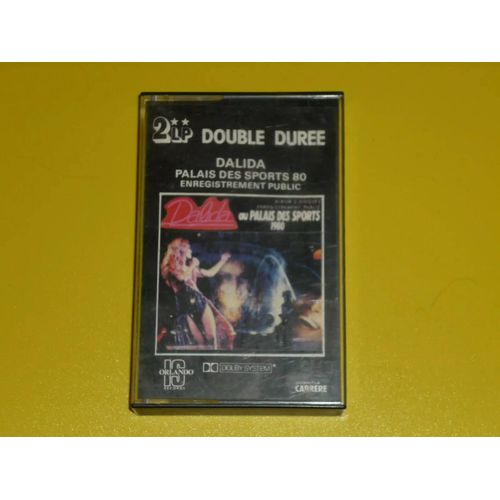 K7 Tape Cassettes Dalida Palais Des Sport 80 / 49/M3