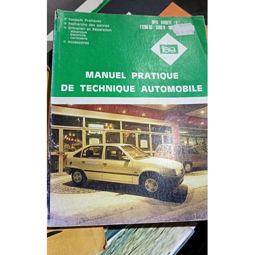 Manuel Pratique De Technique Automobile Opel Kadett E