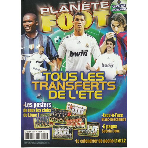 Planète Foot Hors Série N° 38 Aout Septembre 2009 Tous Les Transferts De L'été.