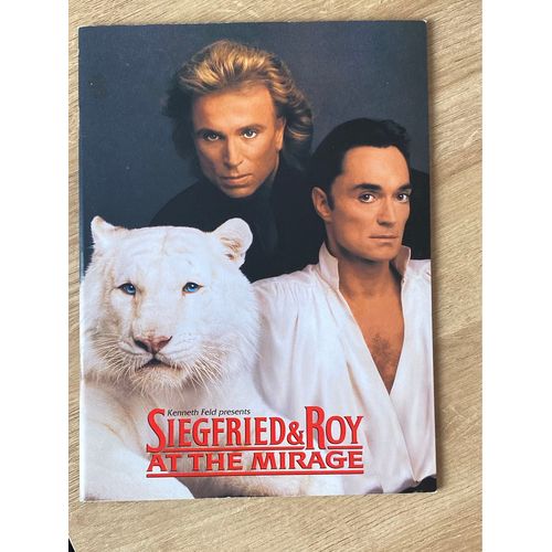 Programme De La Revue Siegfried &roy At Thé Mirage  Las Vegas 1994