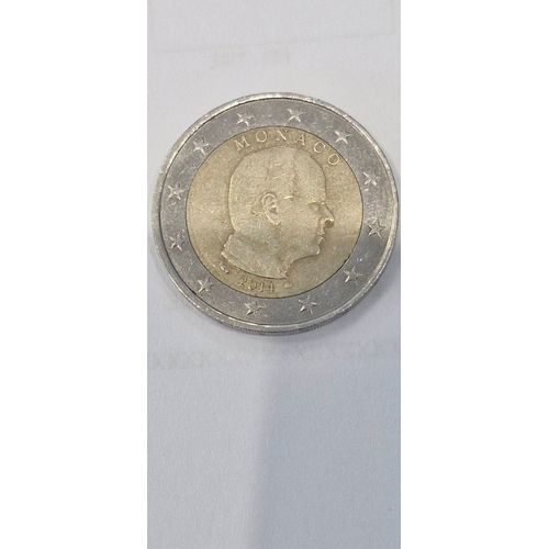 Piece 2 Euros Monaco 2014 Très Rare