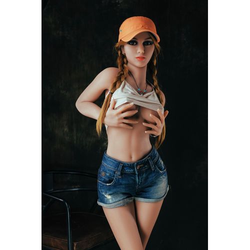 Poupée De Sexe Adulte Silicone Poupée Sexuelle Squelette En Métal Sex Doll Réaliste Tpe 166cm