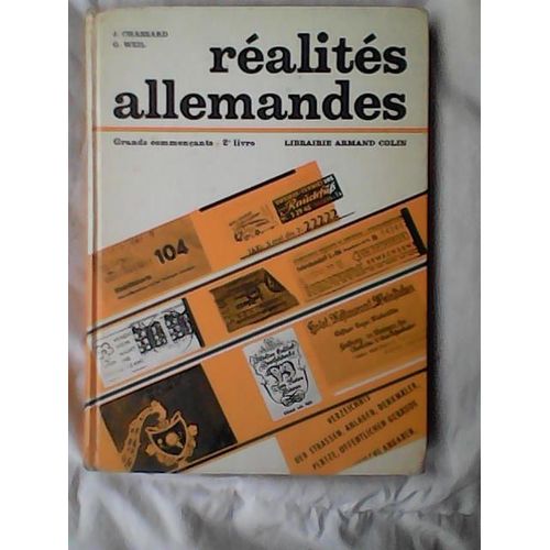 Realites Allemandes, Grands Commencants, 2e Livre - De Weil G. § Chassard J