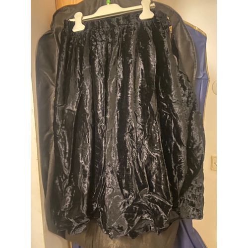 Jupe Velours Ancienne Vintage 36