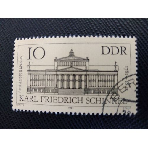 Timbre Allemagne / Rda Yt 2276 Théâtre Schauspielhaus De Berlin 1981 (050209 )