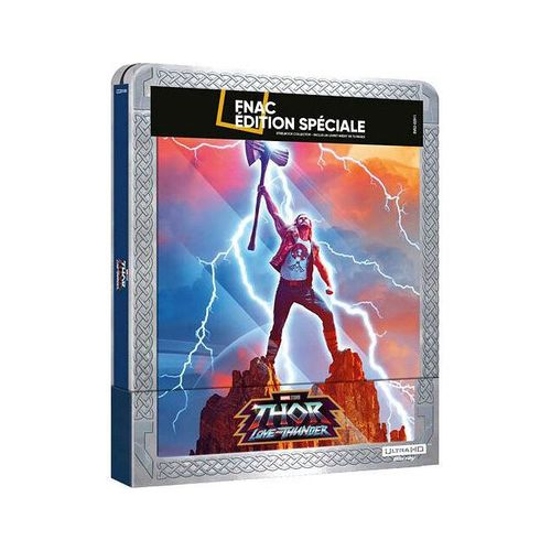 Thor : Love And Thunder - Exclusivité Fnac Boîtier Steelbook - 4k Ultra Hd + Blu-Ray + Livret