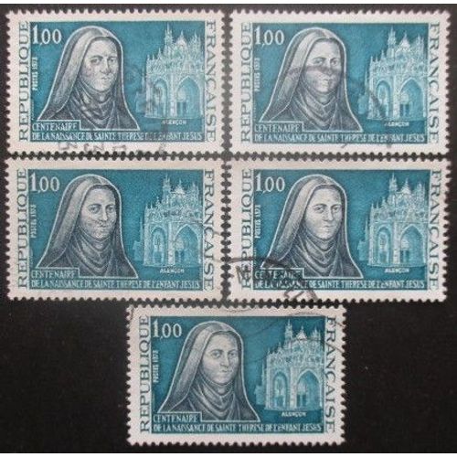 France N°1737 X 5 Oblitéré