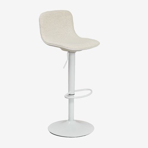 Pack De 2 Tabourets Hauts Réglables En Bouclé Odeon
