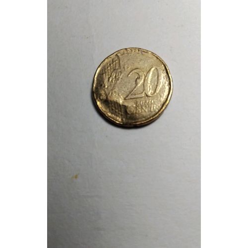 20ct,Euro 2007 France, Frappe,Fauté