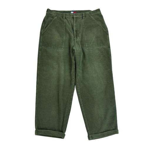 Reconditionné - Pantalon Homme Velours Côtelé Kaki - Taille W36/L32 - Homme - Kaki