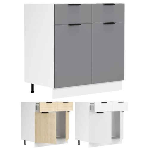 Vcm Armoire De Cuisine Largeur 80 Cm Tiroir Meuble Bas Cuisine Fasola Armoire De Cuisine Largeur 80 Cm Tiroir Meuble Bas Cuisine Fasola