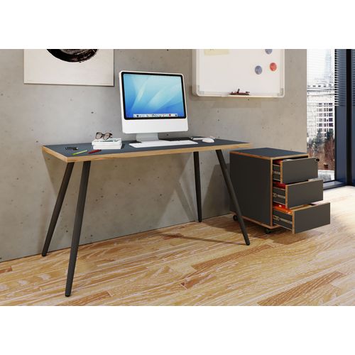 Vcm Bureau Table D'ordinateur Table De Bureau Skandanivic Retro Look Salia 110x80 Cm Bureau Table D'ordinateur Table De Bureau Skandanivic Retro Look Salia 110x80 Cm
