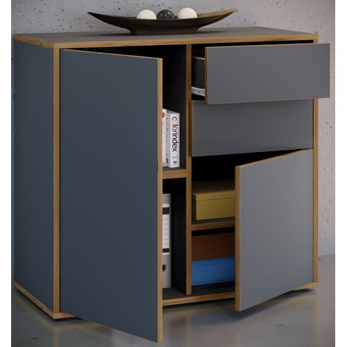 Vcm Commode En Bois Buffet Haut Armoire Meuble De Bureau Salia Largeur 80 Cm Tiroir Tourniquet Commode En Bois Buffet Haut Armoire Meuble De Bureau Salia Largeur 80 Cm Tiroir Tourniquet
